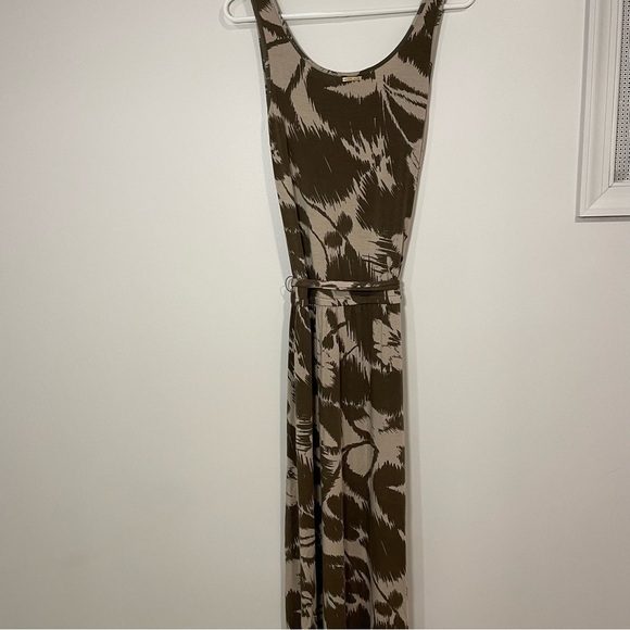 Michael Kors Floral Abstract Maxi Dress Medium - Picture 5 of 5